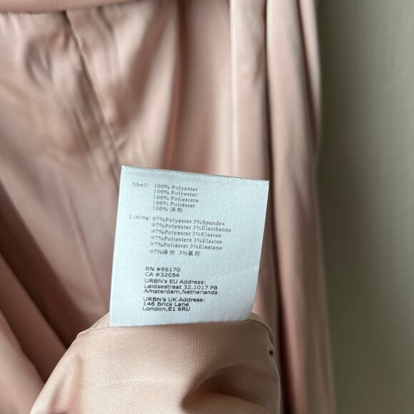 NEW V. Chapman Dress June Rose Pink Satin Strapless Corset Maxi Gown Size 12 - Picture 12 of 12